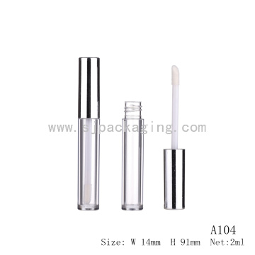 2ml slim lipgloss garrafa seu logotipo lipgloss plástico vazio lipgloss recipiente